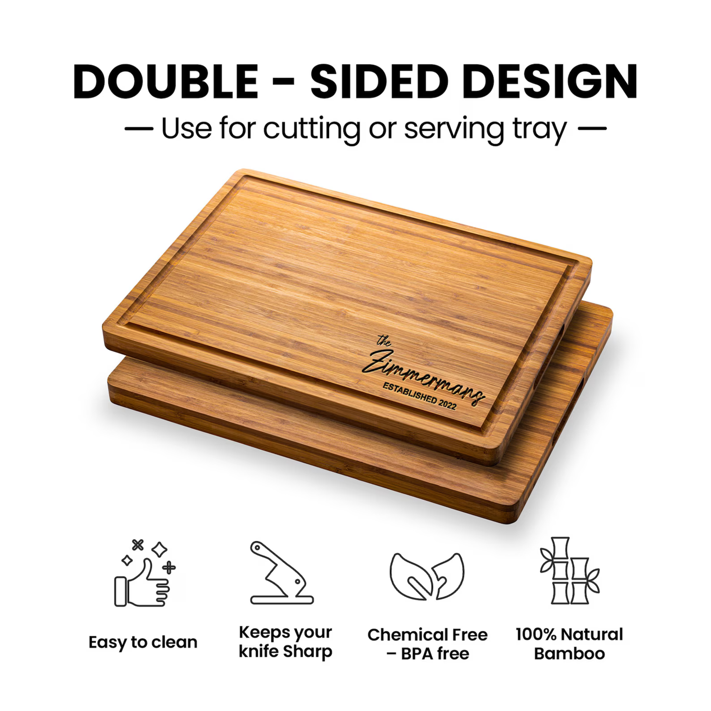 Premium Bamboo Cutting Board